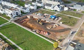 Erdarbeiten Wohnungsbauprojekt in Trier-Saarburg